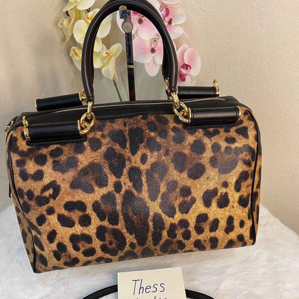Leopard bag Boston